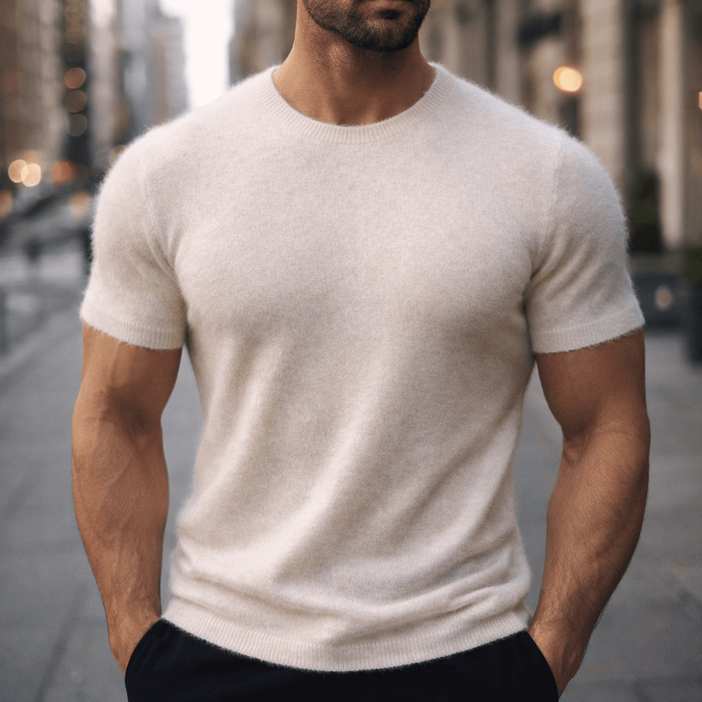 LAURENT MONACO | MEN'S REFINED KNIT T-SHIRT