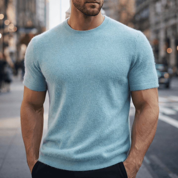 LAURENT MONACO | MEN'S REFINED KNIT T-SHIRT