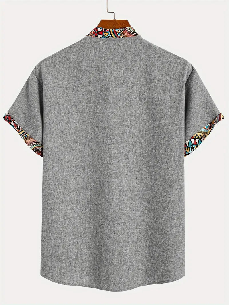 Elegant short-sleeved shirt