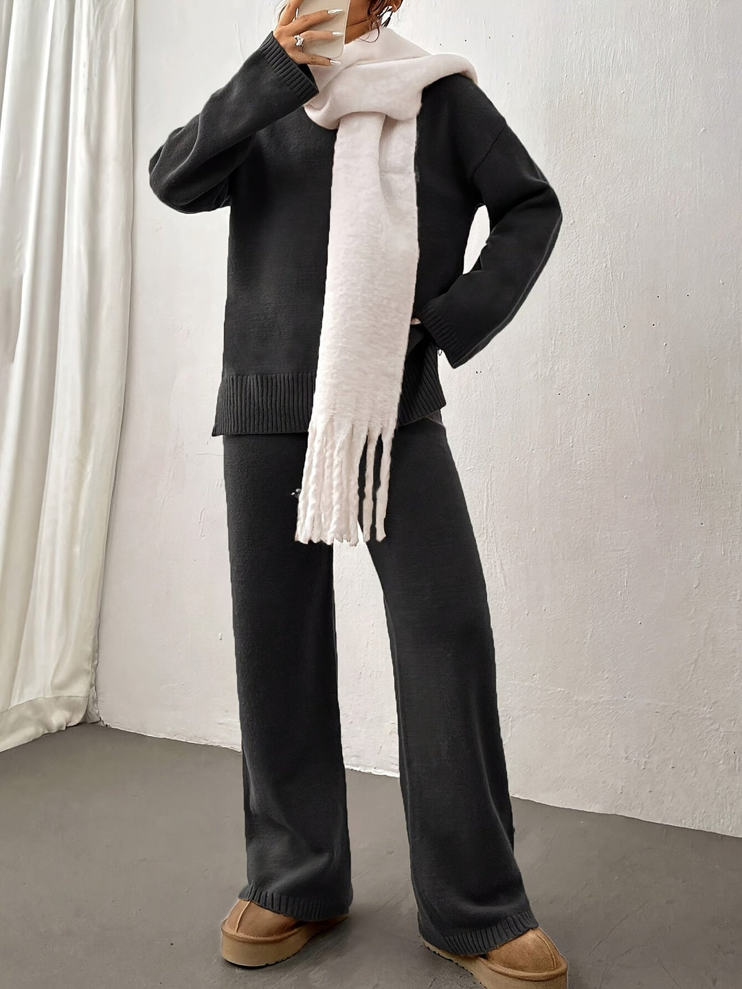 Velinor | Striped Knit Set