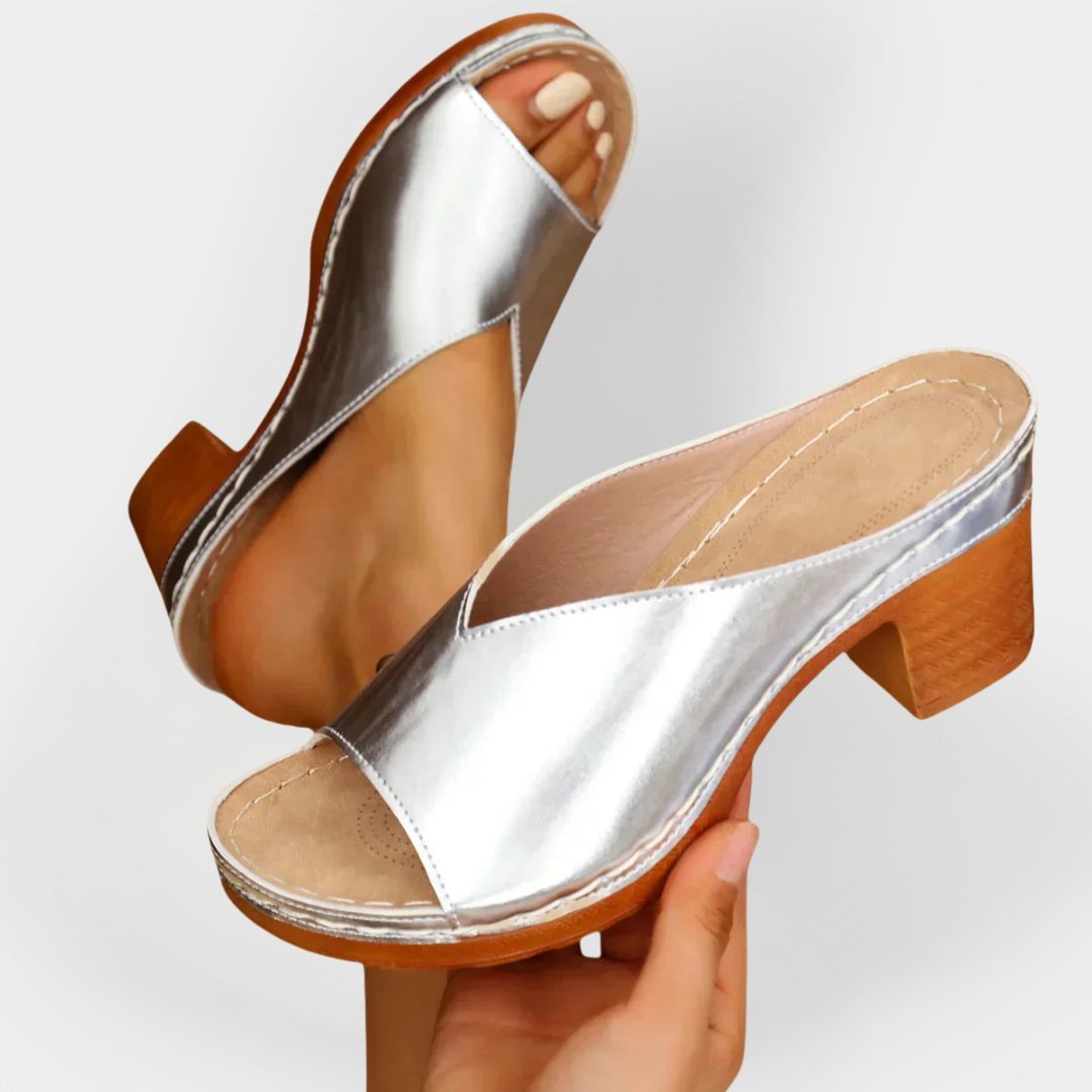 Mode Lumiére™ Orthopedic Thick Heel Sandals