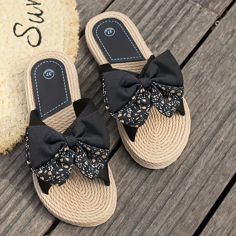 Elmira | Elegant Knot Platform Sandals