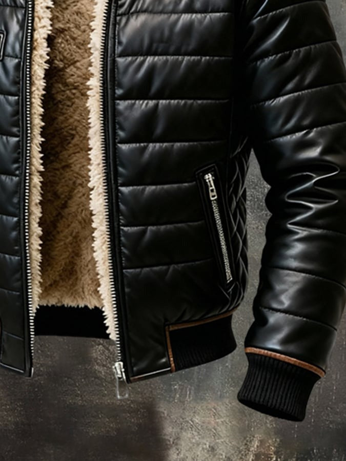 Premium lined jacket for modern winter comfort