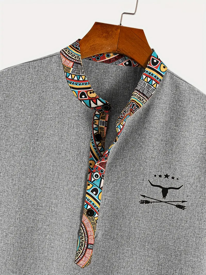 Elegant short-sleeved shirt