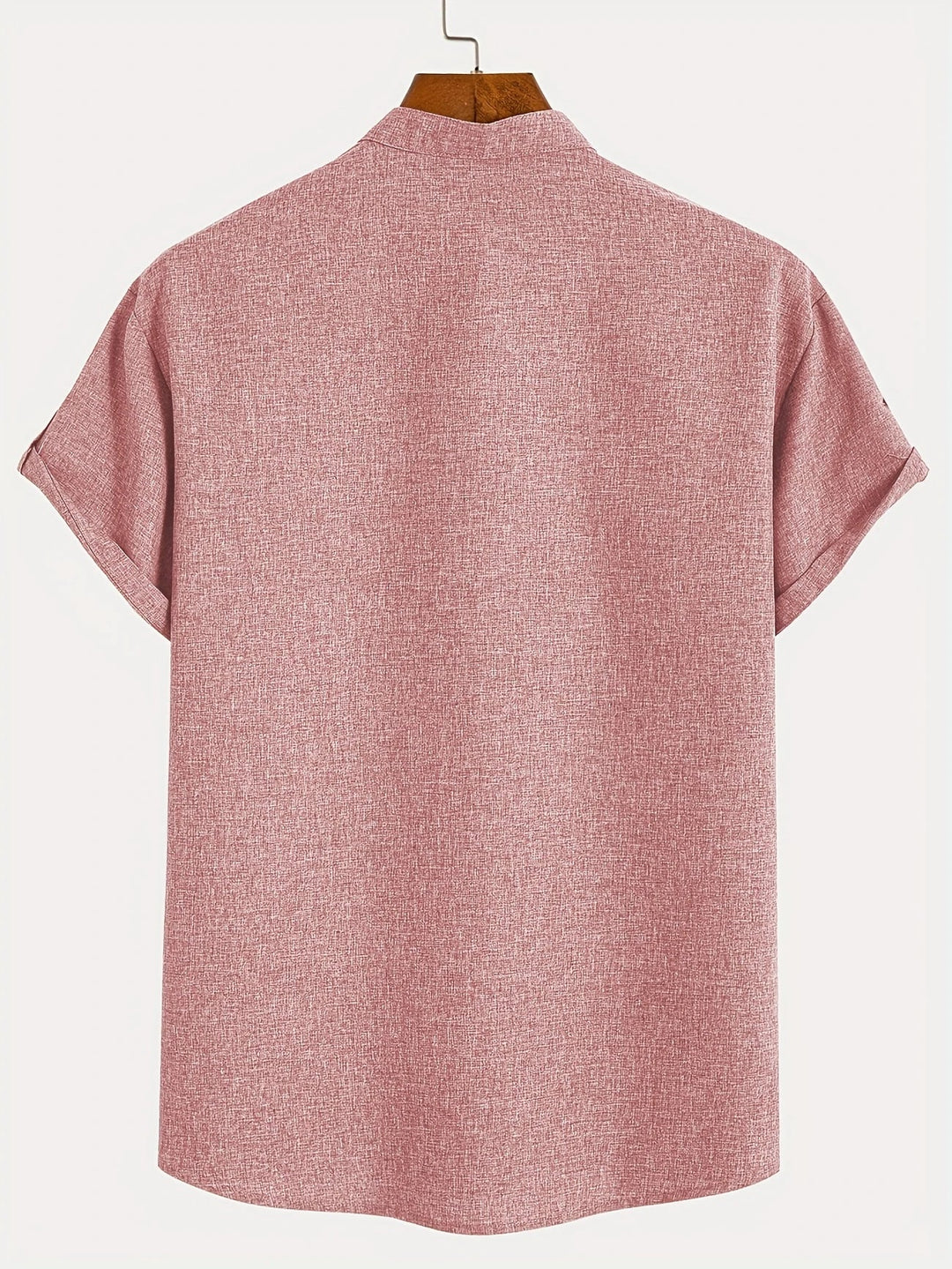 Light Mode | Stylish short-sleeve stand-collar shirt