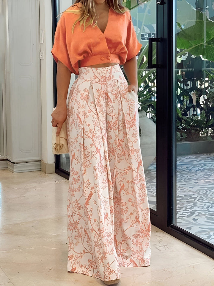 Women's Elegant Two-Piece Summer Outfit | Chic