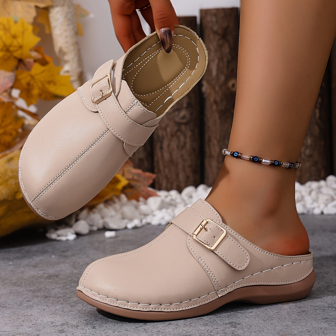 Velina | Everyday Comfort Buckle Clogs