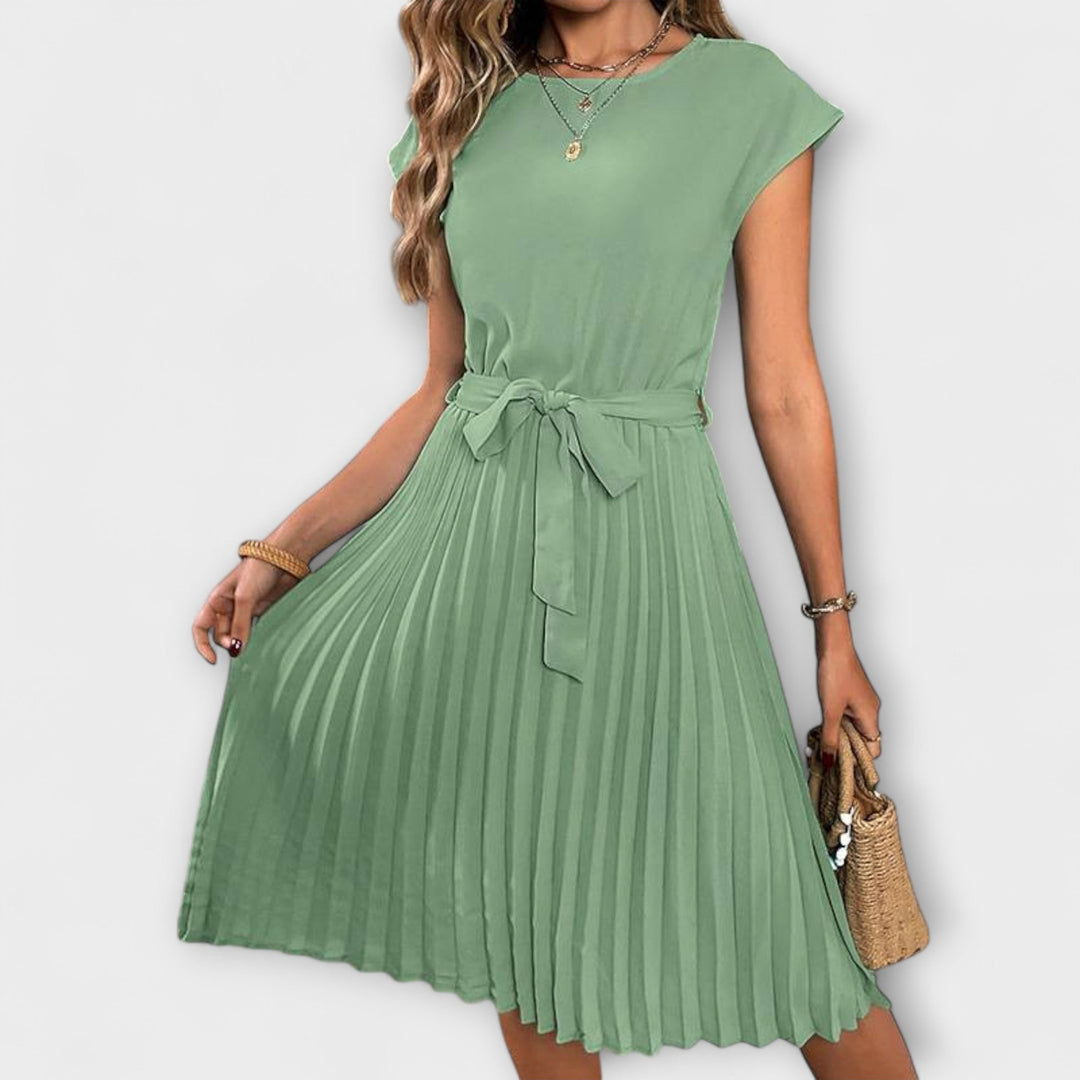 Mode Lumiére™ Elegant Midi Dress