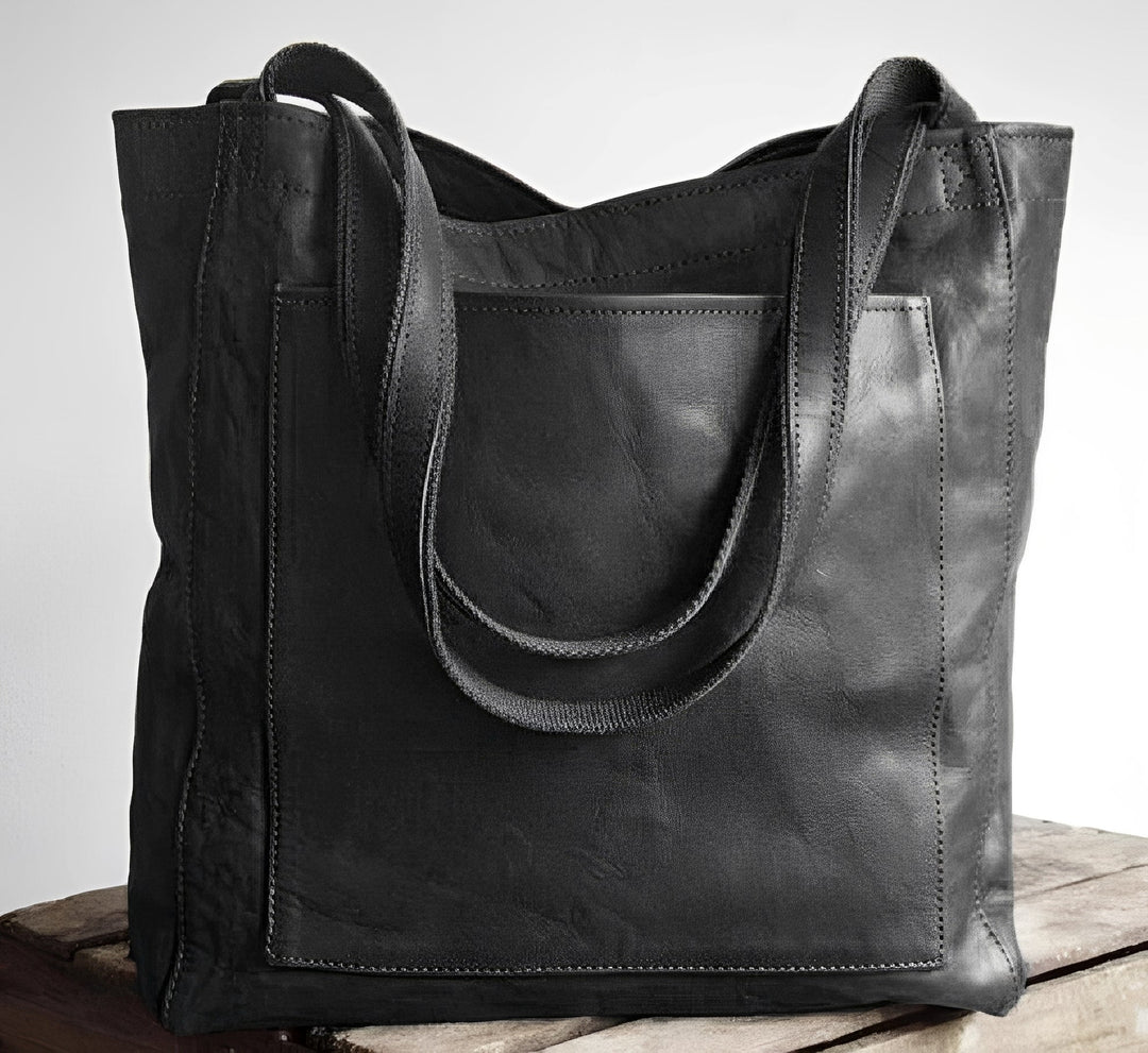 Toni - Elegant Suede-Lined Leather Bag