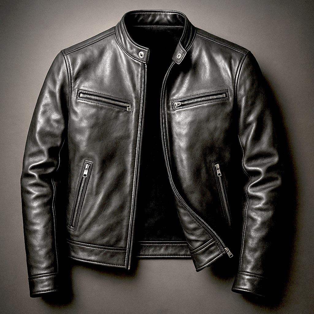 MEN'S CLASSIC BIKER JACKET
