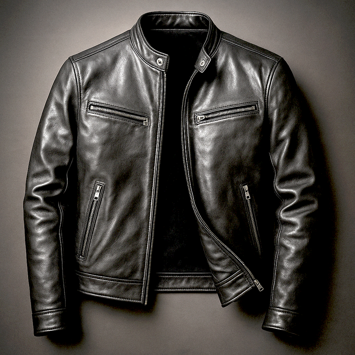 MEN'S CLASSIC BIKER JACKET