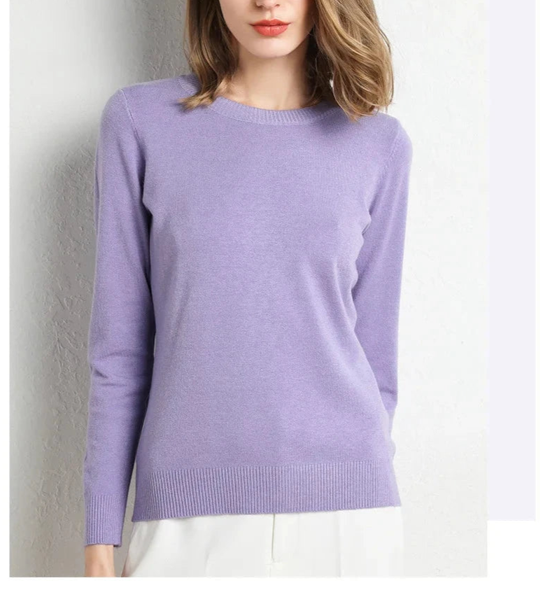 Mode Lumiére™| Essential comfortable wool sweater