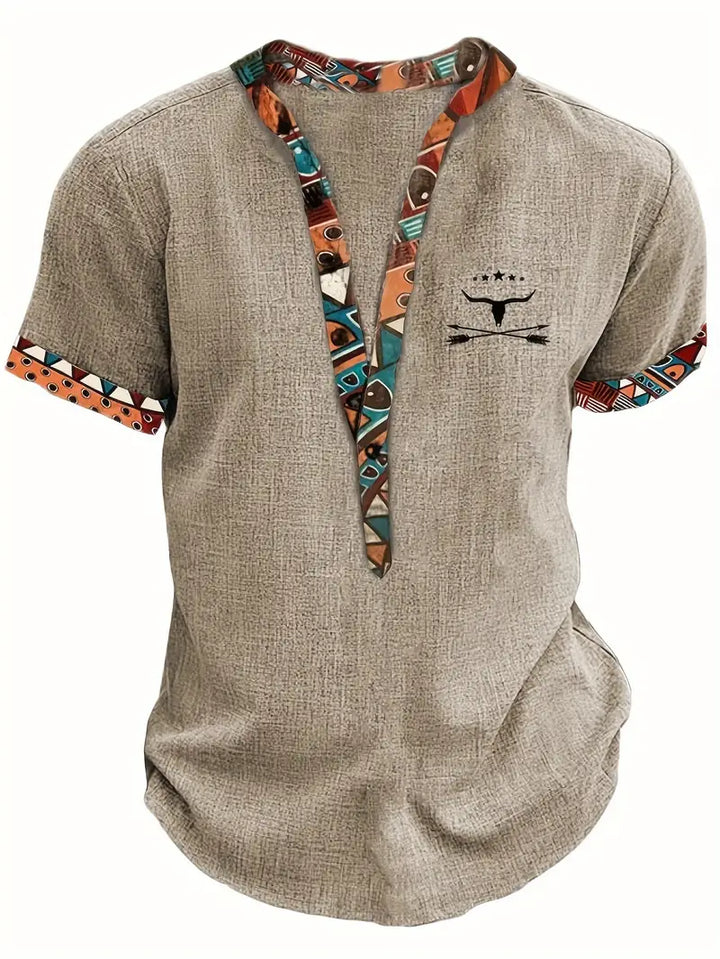 Elegant short-sleeved shirt