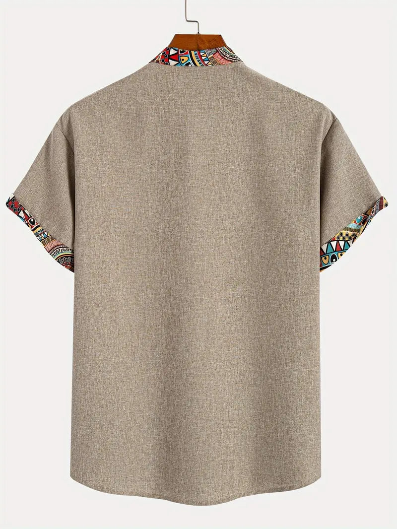 Elegant short-sleeved shirt