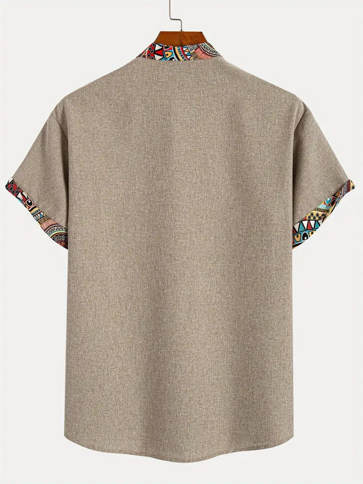 Elegant short-sleeved shirt