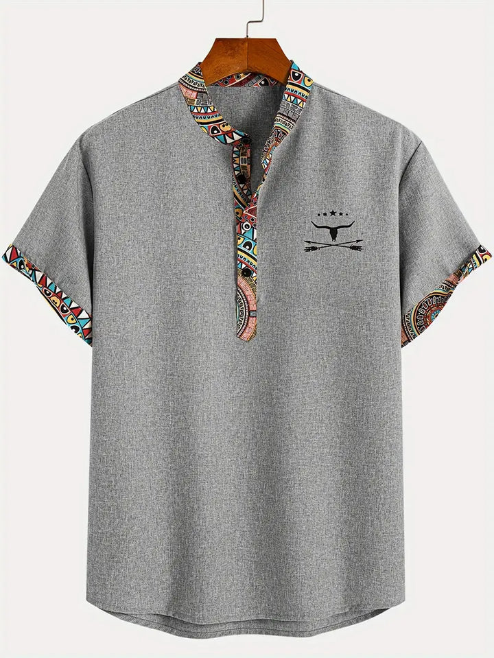 Elegant short-sleeved shirt