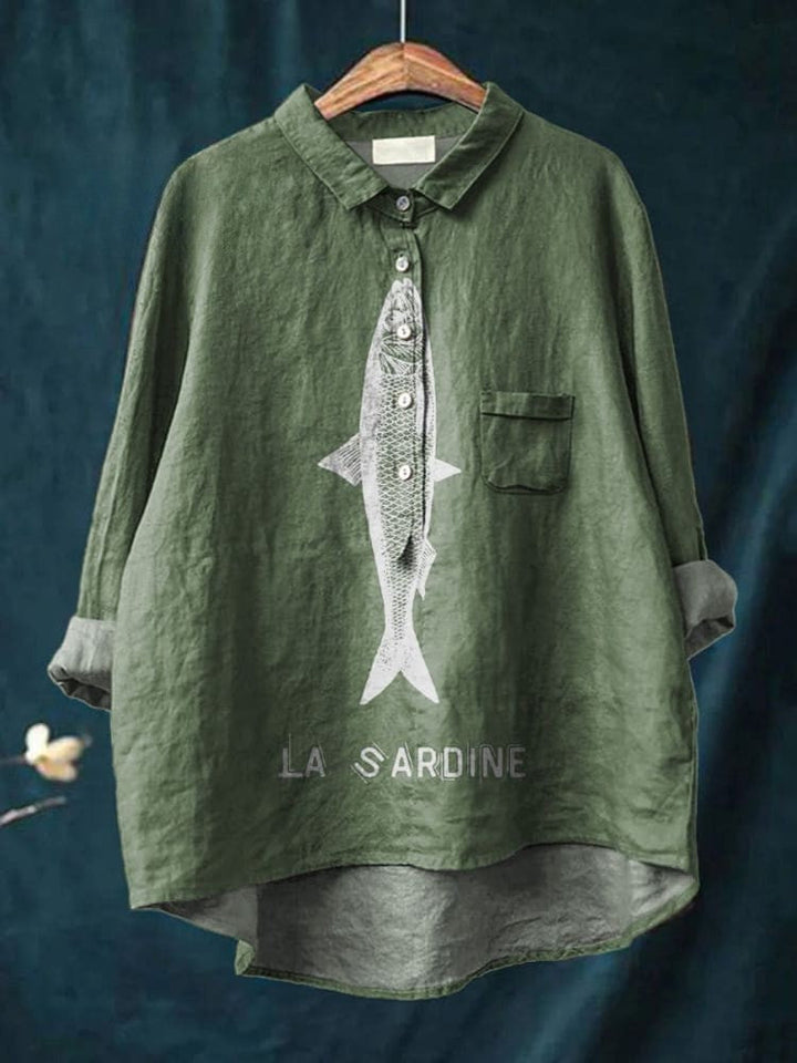 Mode Lumiére™| Elegant Adele Patterned Shirt