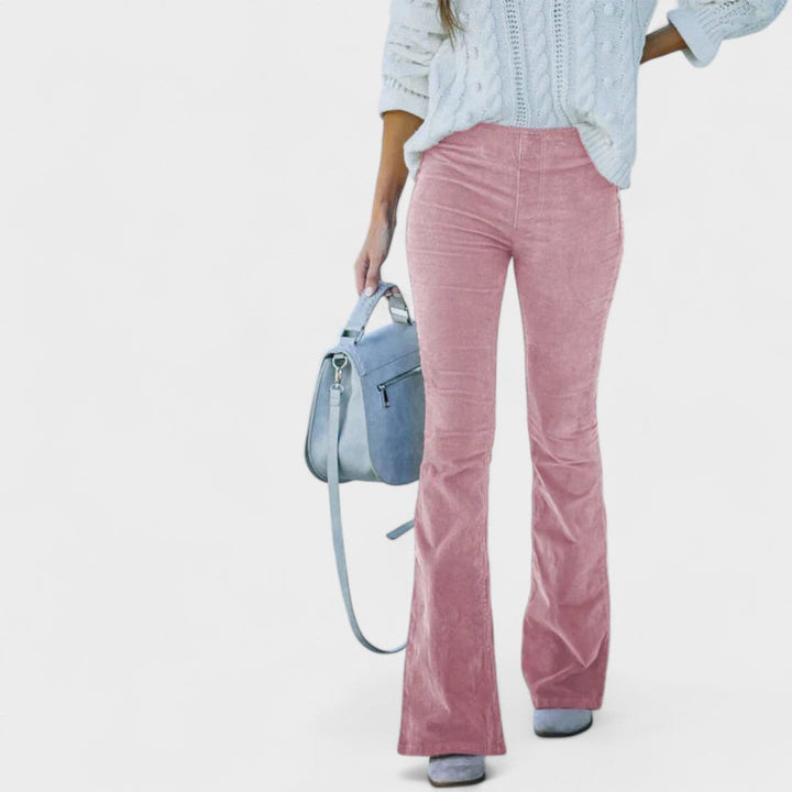Fashion Light | Flared Corduroy Trousers