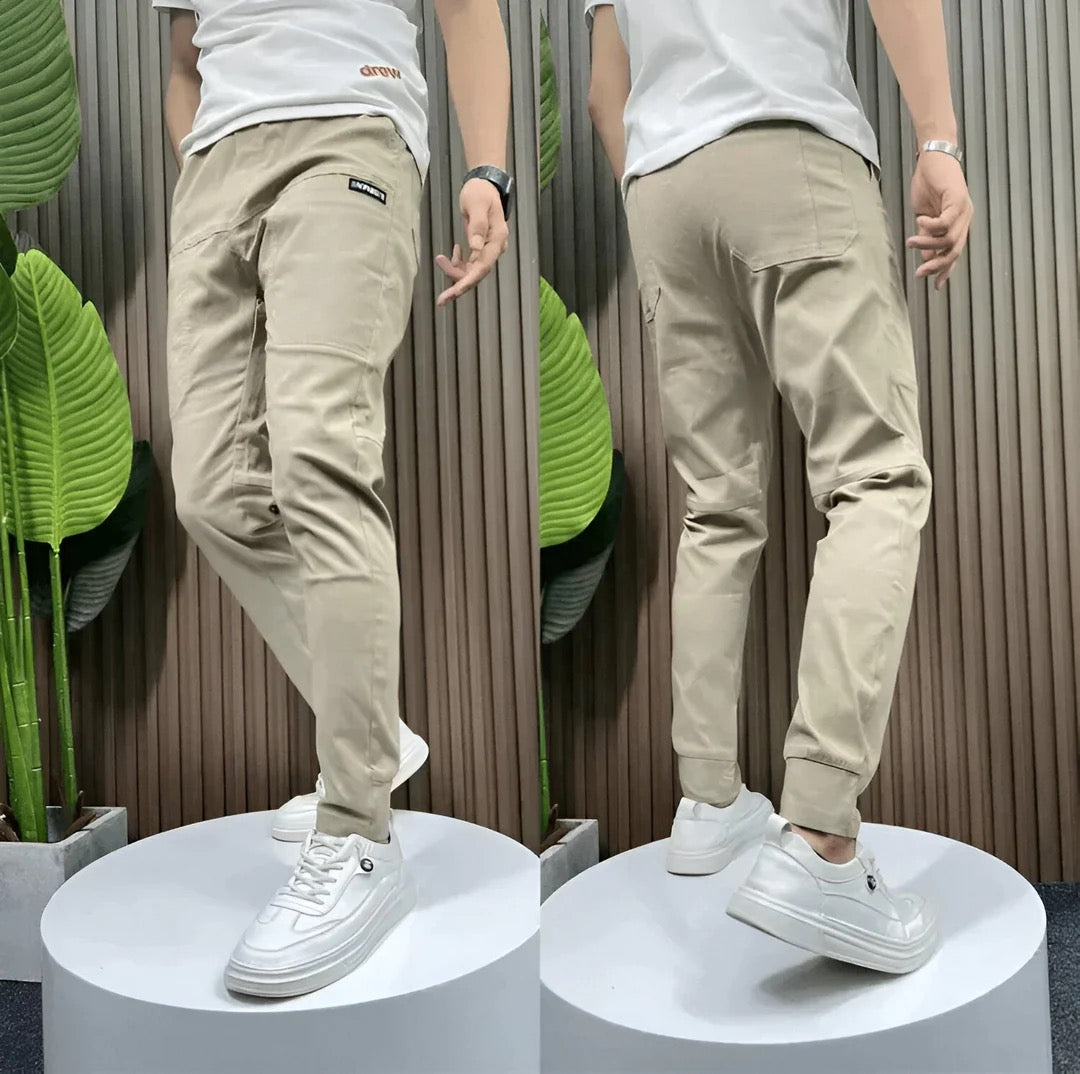 LAURENT MONACO | PREMIUM MEN'S ELASTIC CARGO PANTS
