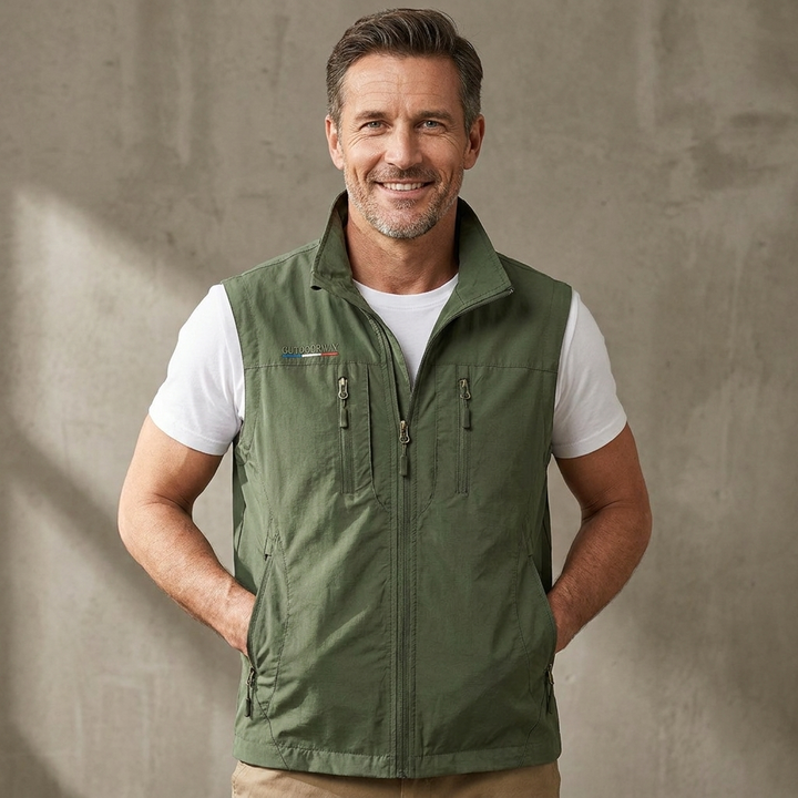 LAURENT MONACO | MEN'S ZIPPED UTILITY JACKET