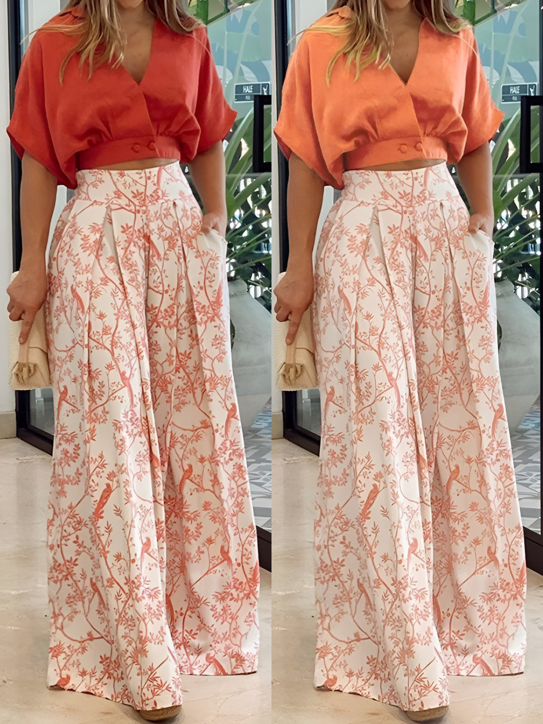 Women's Elegant Two-Piece Summer Outfit | Chic