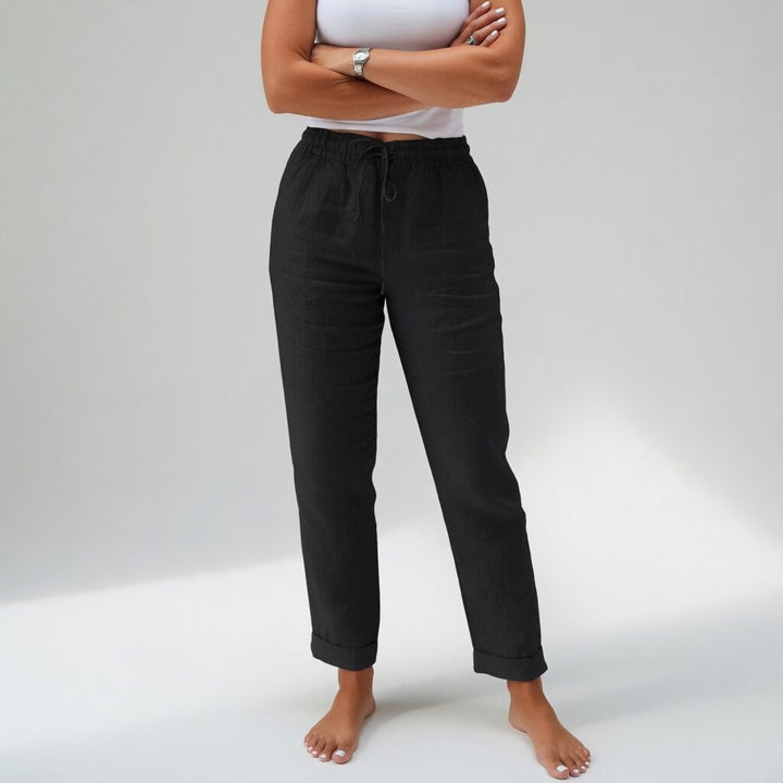 Albertine™ — 100% Cotton Flowy Pants Natural Comfort