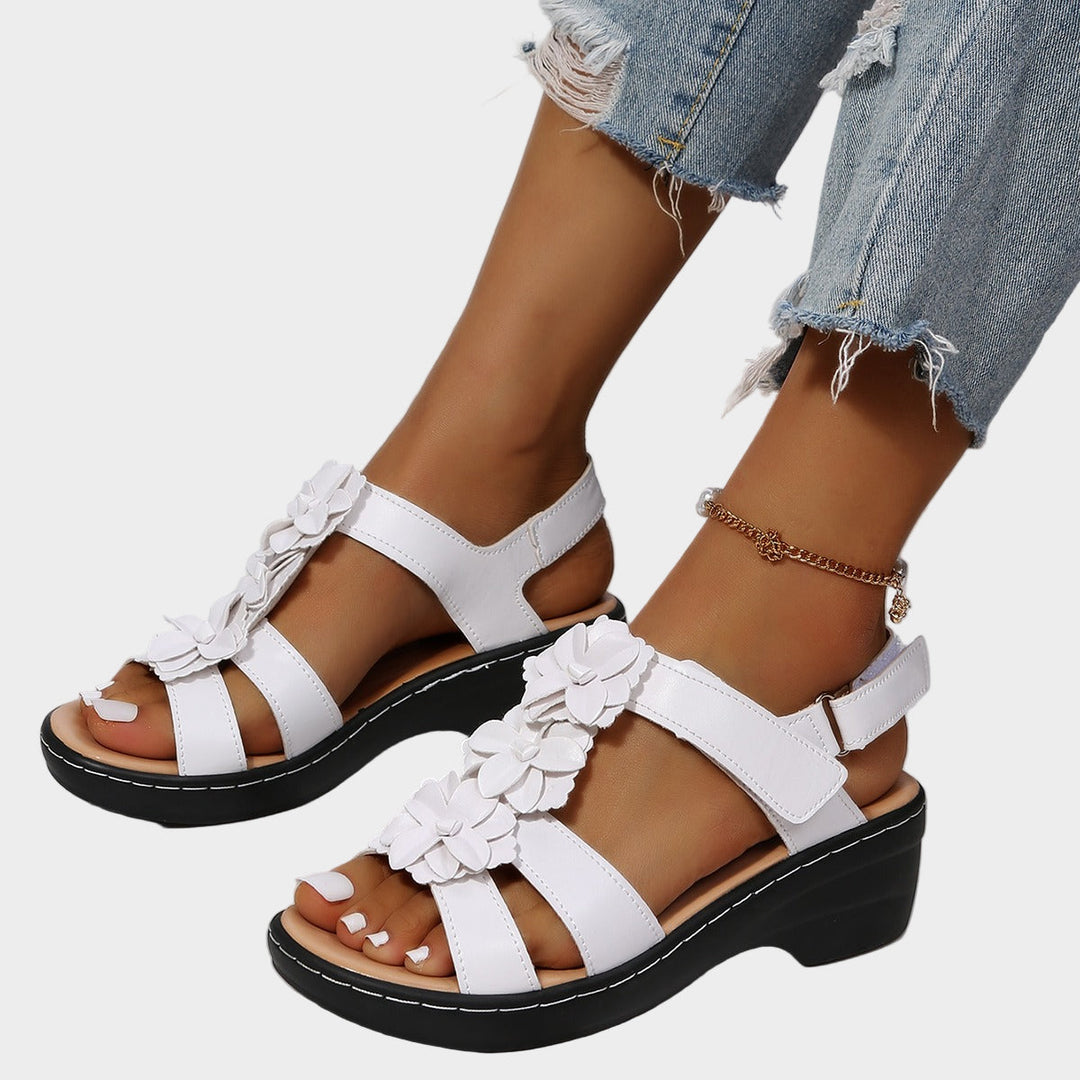Mode Lumiére™ Orthopedic Bordo Sandals