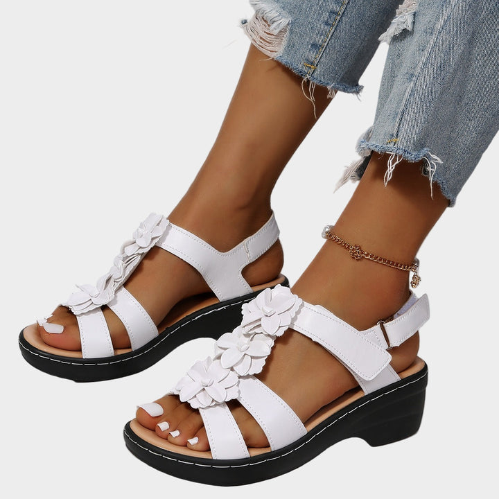 Mode Lumiére™ Orthopedic Bordo Sandals