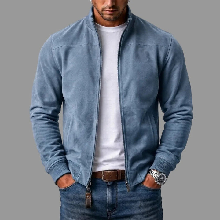 Elian | Suede Bomber Jacket