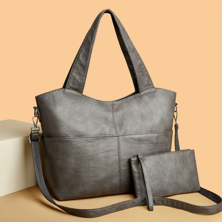 Gabbie – Elegant Structured Handbag with Double Shoulder Strap