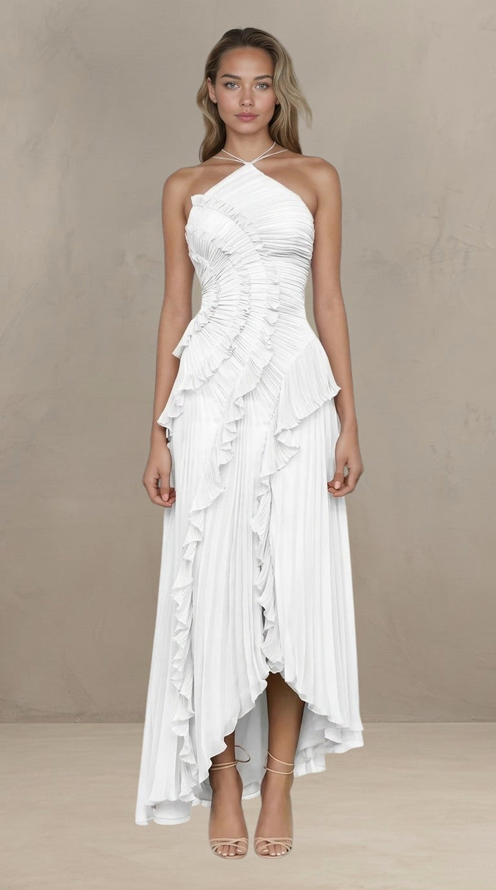 Lumiere Fashion| ELEGANT ASYMMETRICAL MAXI DRESS