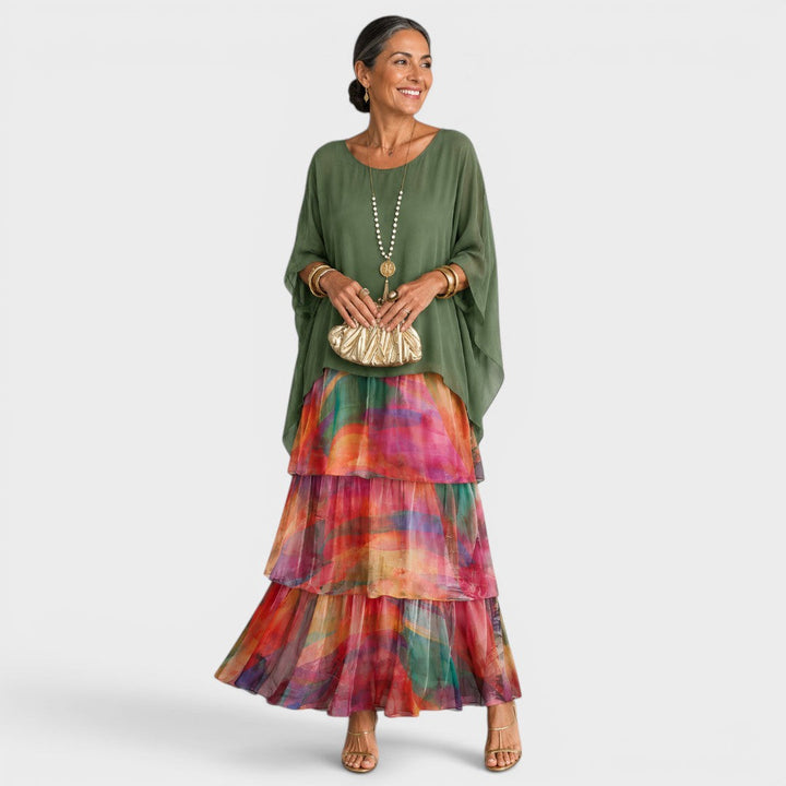 Lara | Elegant Flowing Maxi Dress
