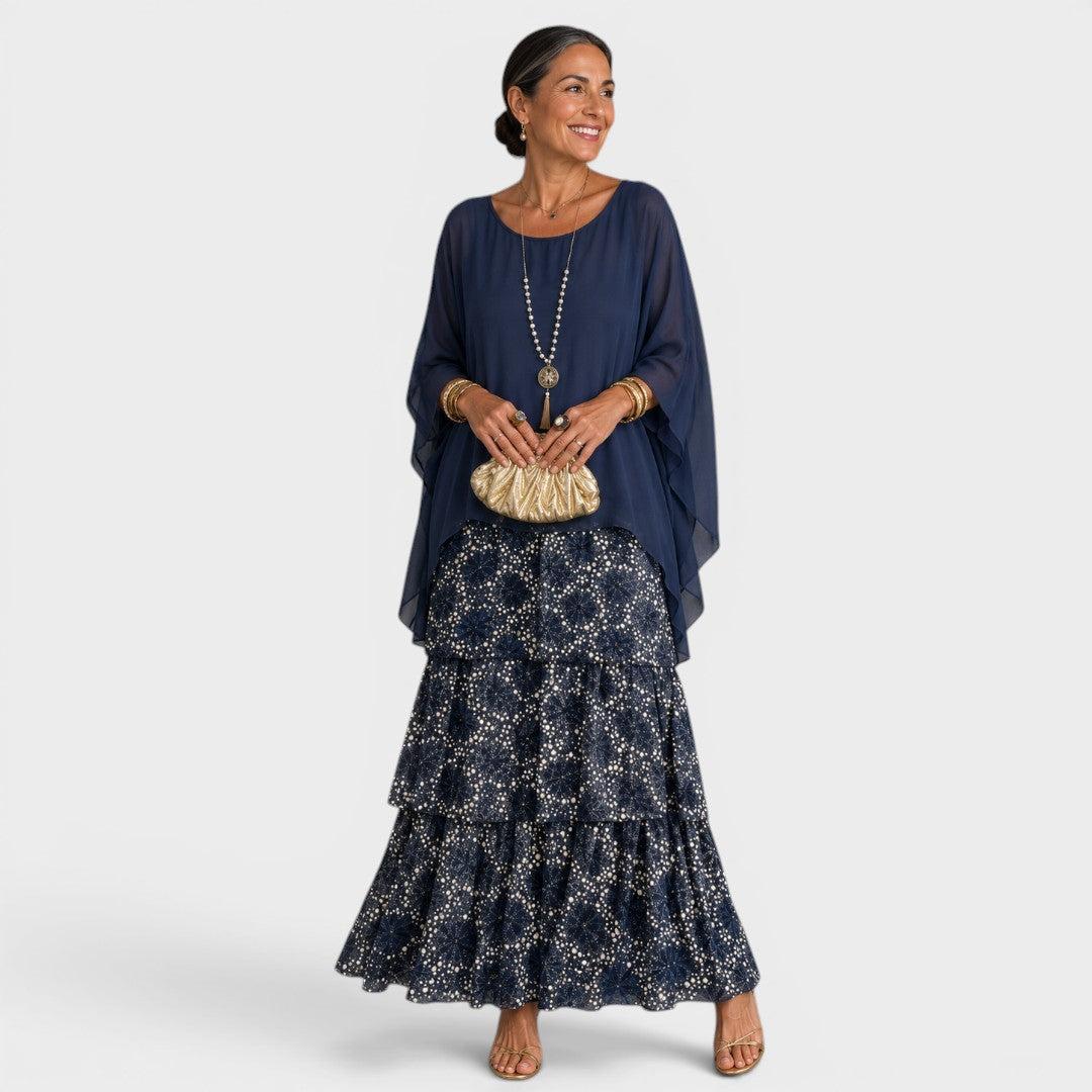 Lara | Elegant Flowing Maxi Dress