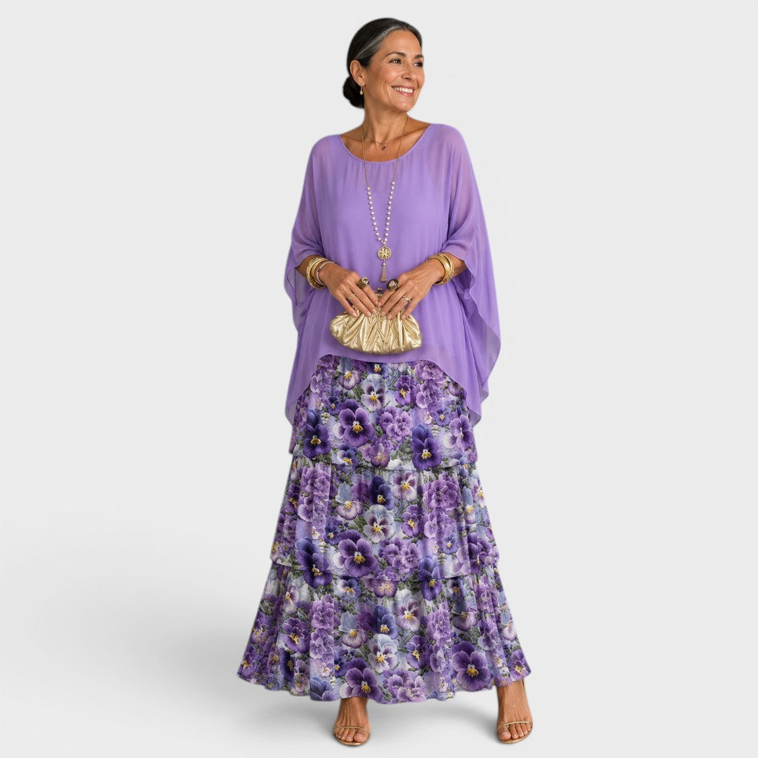 Lara | Elegant Flowing Maxi Dress