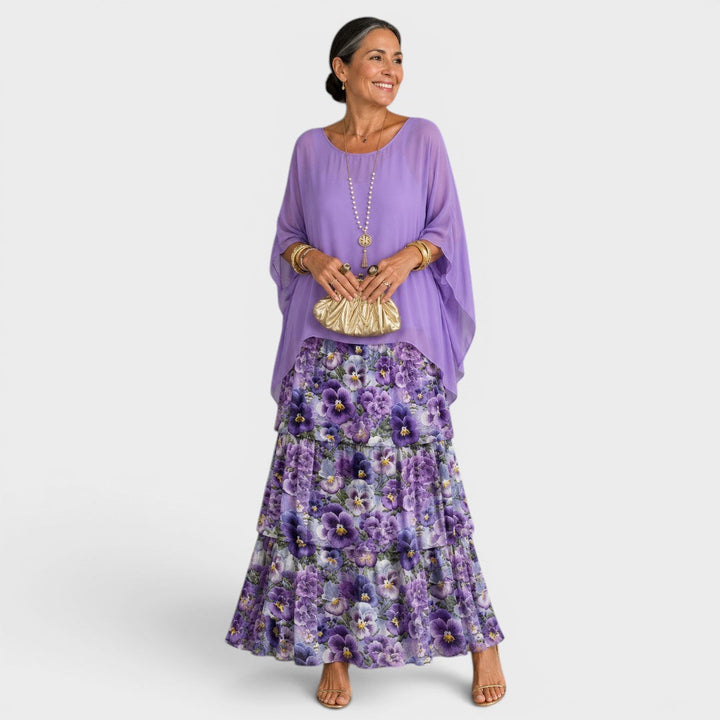 Lara | Elegant Flowing Maxi Dress