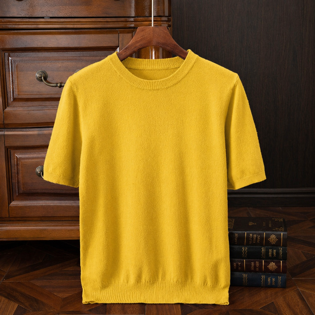 LAURENT MONACO | MEN'S REFINED KNIT T-SHIRT