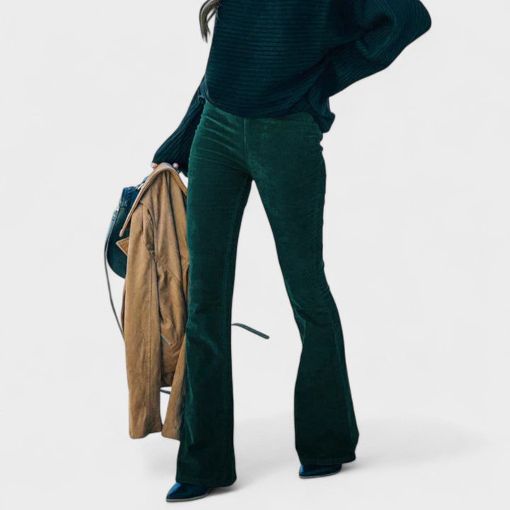 Fashion Light | Flared Corduroy Trousers