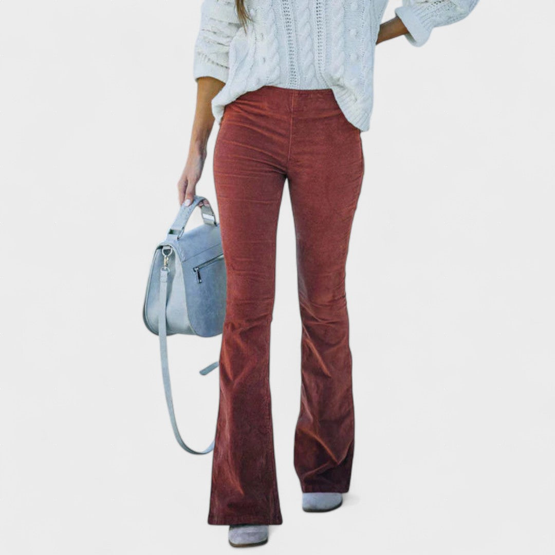 Fashion Light | Flared Corduroy Trousers
