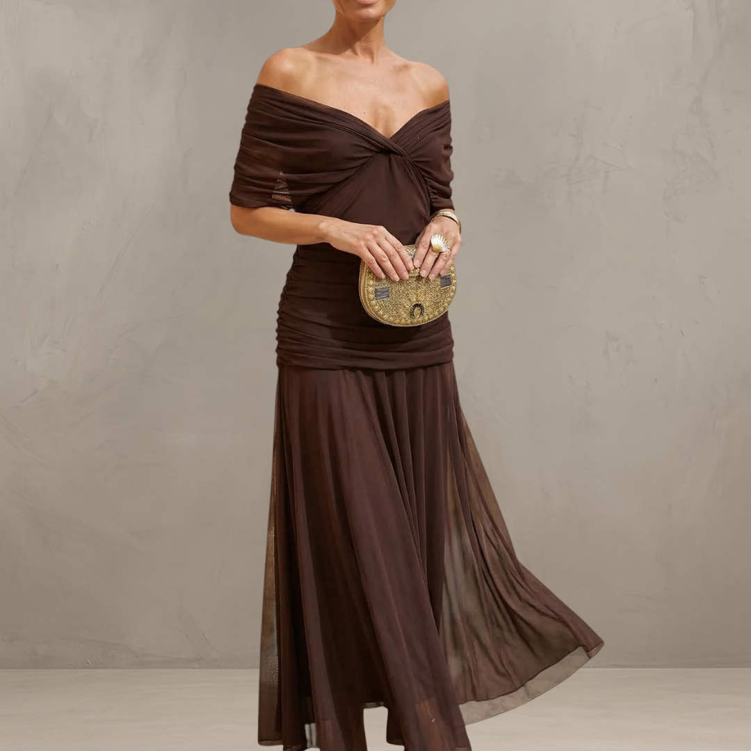 Mode Lumiére™ FLORENDRA | FLORAL MAXI DRESS