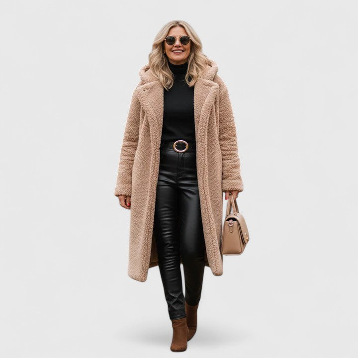 Avery™ | Shearling-Look City Coat