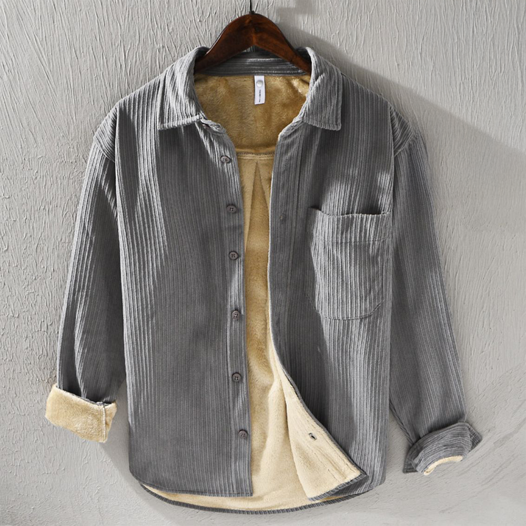 Harlan | Fleece-Lined Corduroy Shirt