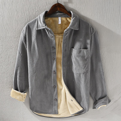 Harlan | Fleece-Lined Corduroy Shirt