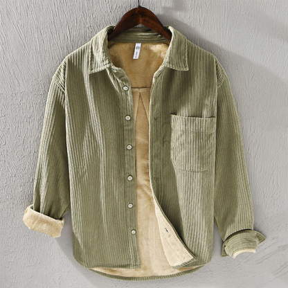 Harlan | Fleece-Lined Corduroy Shirt