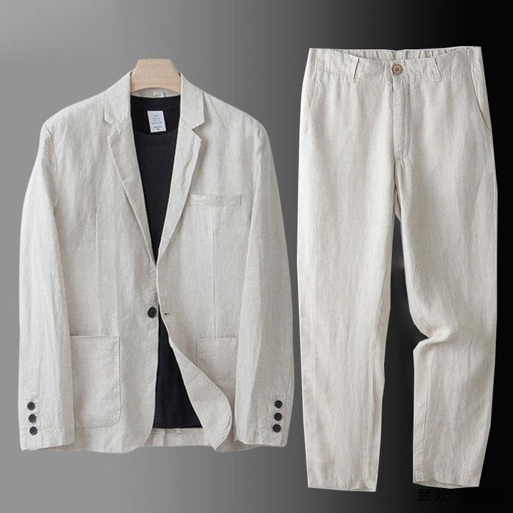 Jean et Marcel™ | Men's elegant two-piece linen suit