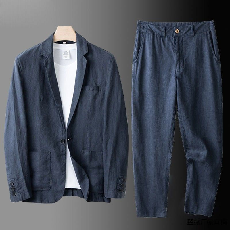 Jean et Marcel™ | Men's elegant two-piece linen suit