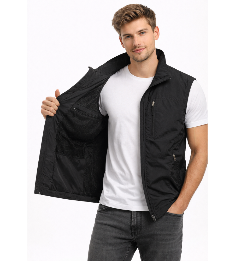 Mode Lumiére™ | Men's Outdoor Zip Vest
