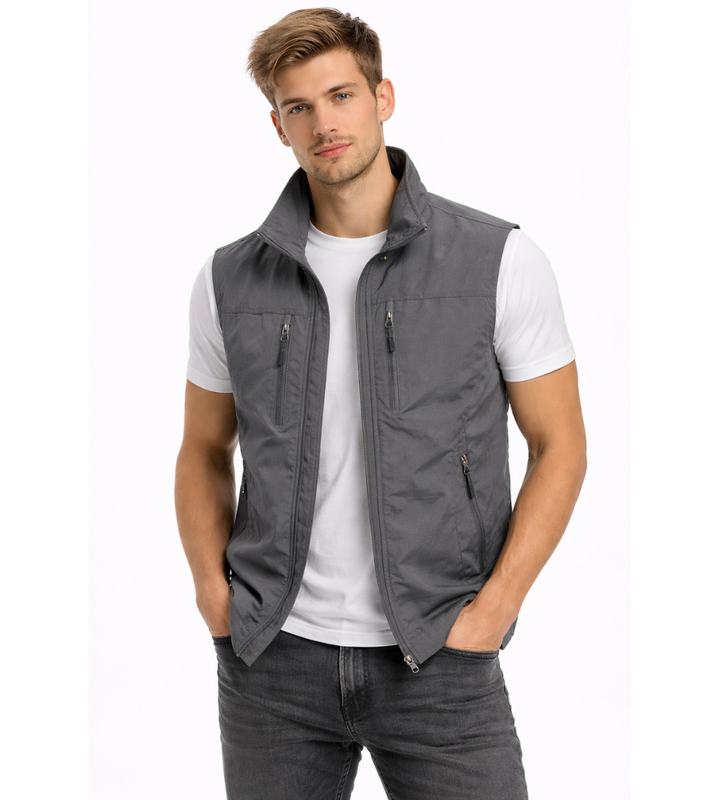 Mode Lumiére™ | Men's Outdoor Zip Vest