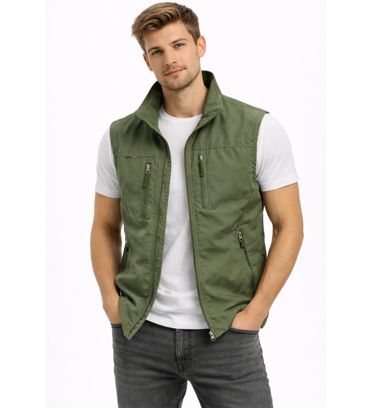Mode Lumiére™ | Men's Outdoor Zip Vest