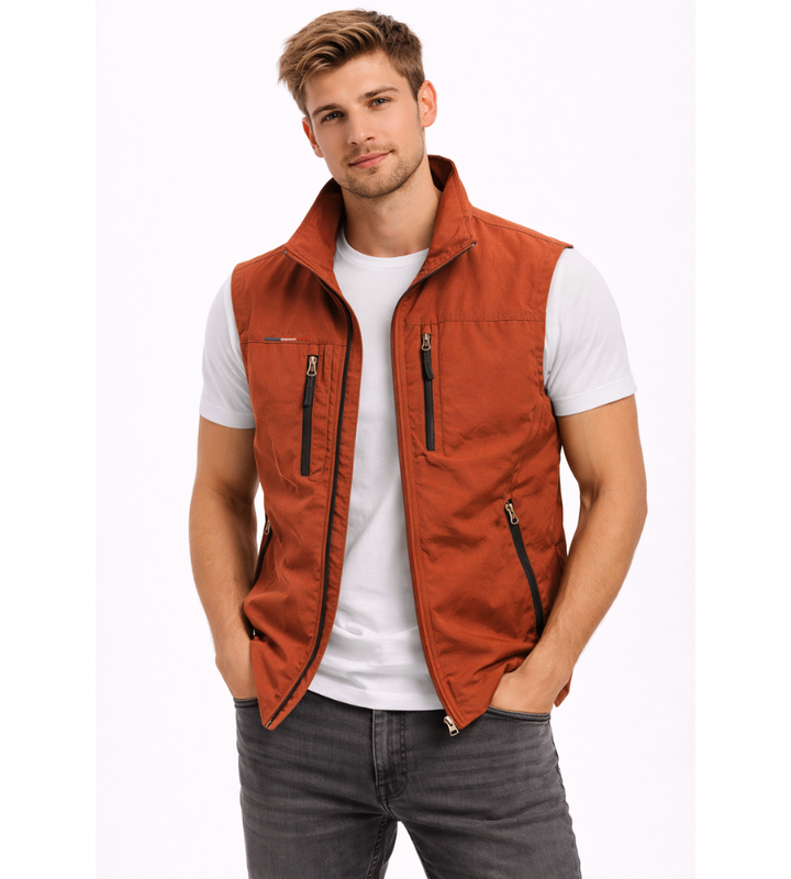Mode Lumiére™ | Men's Outdoor Zip Vest