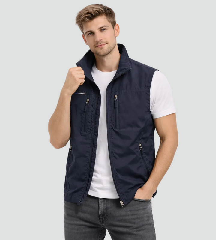 Mode Lumiére™ | Men's Outdoor Zip Vest